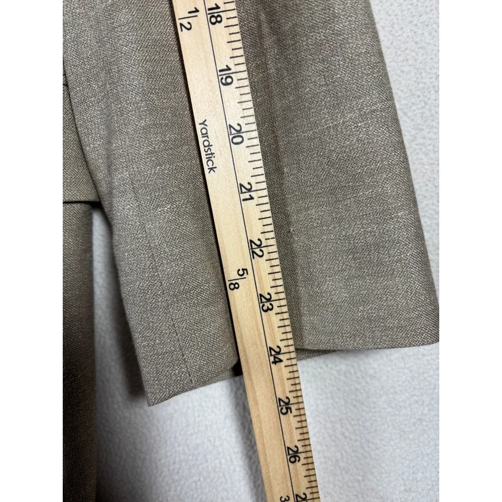 Jos. A. Bank‎ Mens Taupe Linen Wool Blend 2-Button Sport Coat Blazer 42 LG